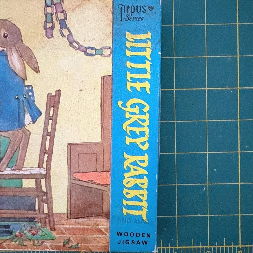 Vintage Pepys Series Little Grey Rabbit Wooden Jigsaw Puzzle 60pc Complete